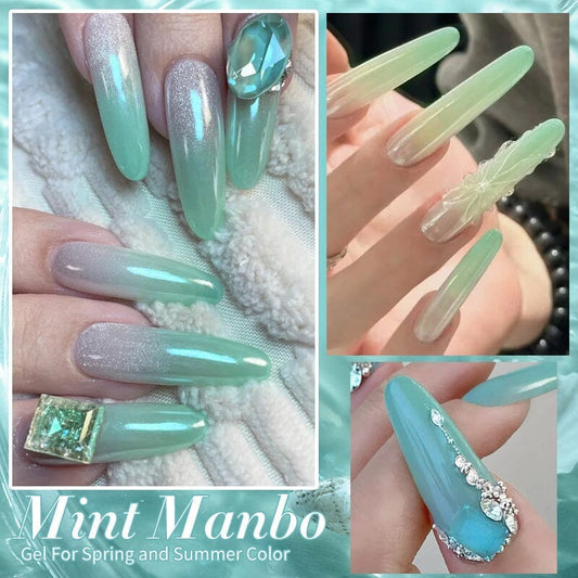 6 Colors Mint Manbo Gel Polish Set 01 10ml