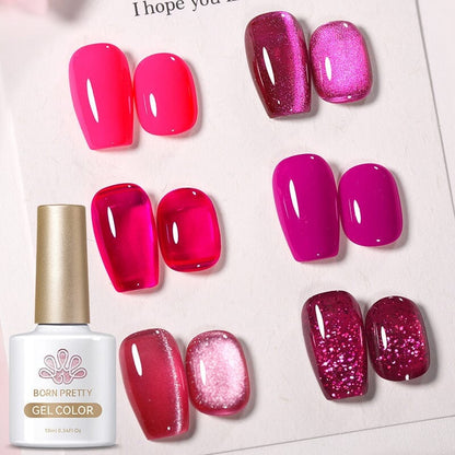 6 Colors Vivi Magenta Gel Polish Set 03 10ml