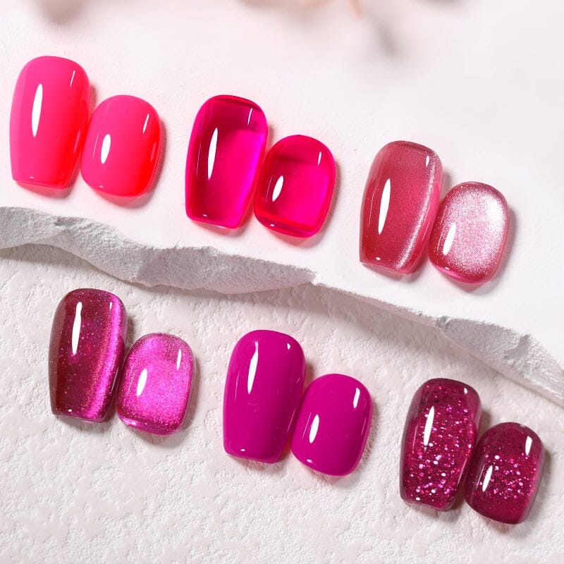 6 Colors Vivi Magenta Gel Polish Set 03 10ml