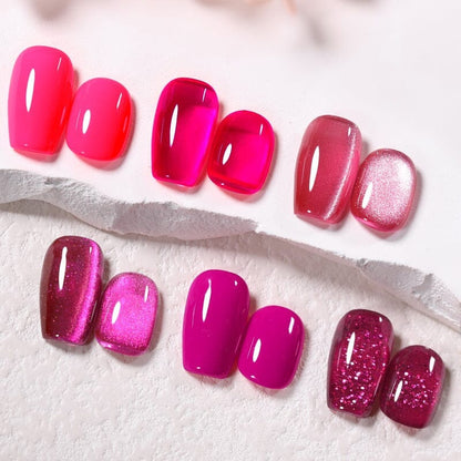 6 Colors Vivi Magenta Gel Polish Set 03 10ml