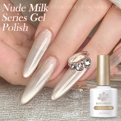 6 Colors Nude Milk Gel Polish Set 05 10ml