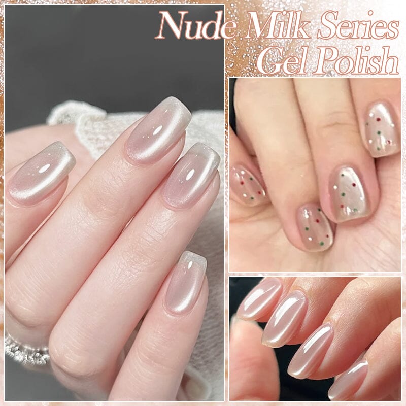 6 Colors Nude Milk Gel Polish Set 05 10ml