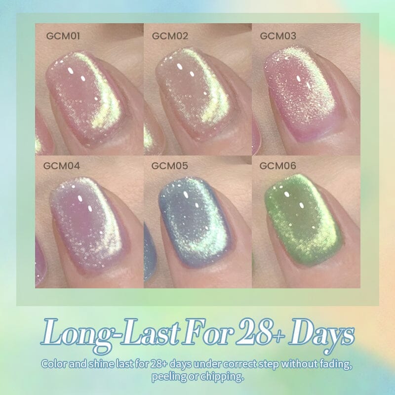 6 Colors Green Cat Magnetic Gel Wizard of Oz 10ml