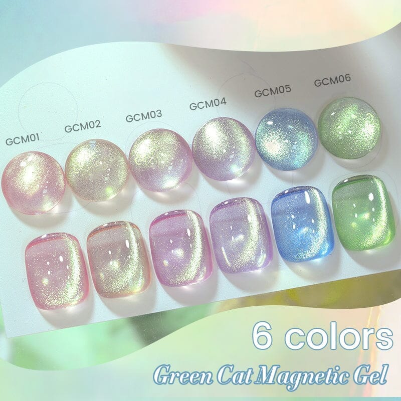 6 Colors Green Cat Magnetic Gel Wizard of Oz 10ml