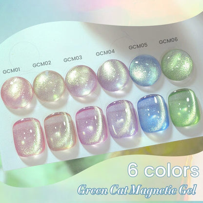 6 Colors Green Cat Magnetic Gel Wizard of Oz 10ml