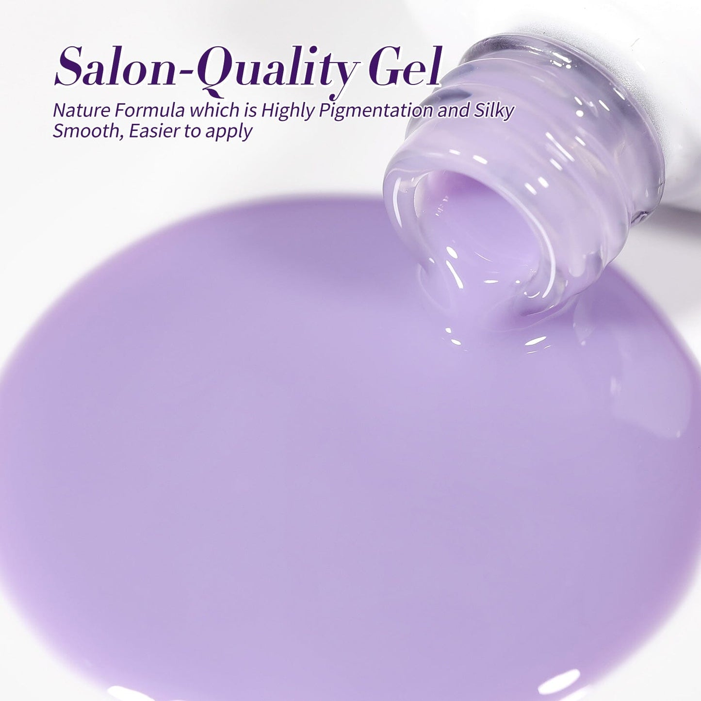 6 Colors Jelly Gel Polish Set J04 Lilac Whispers 7ml