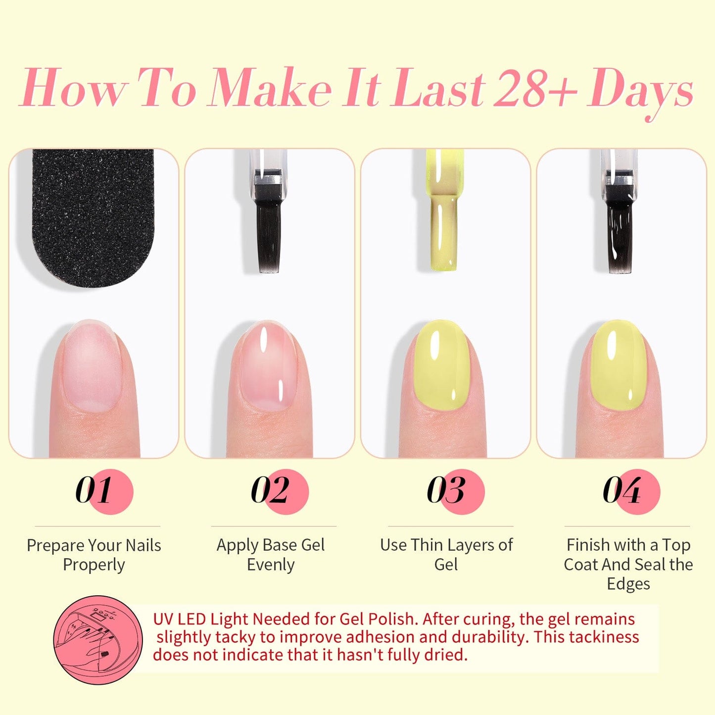 6 Colors Jelly Gel Polish Set J05 Candy Glass 7ml