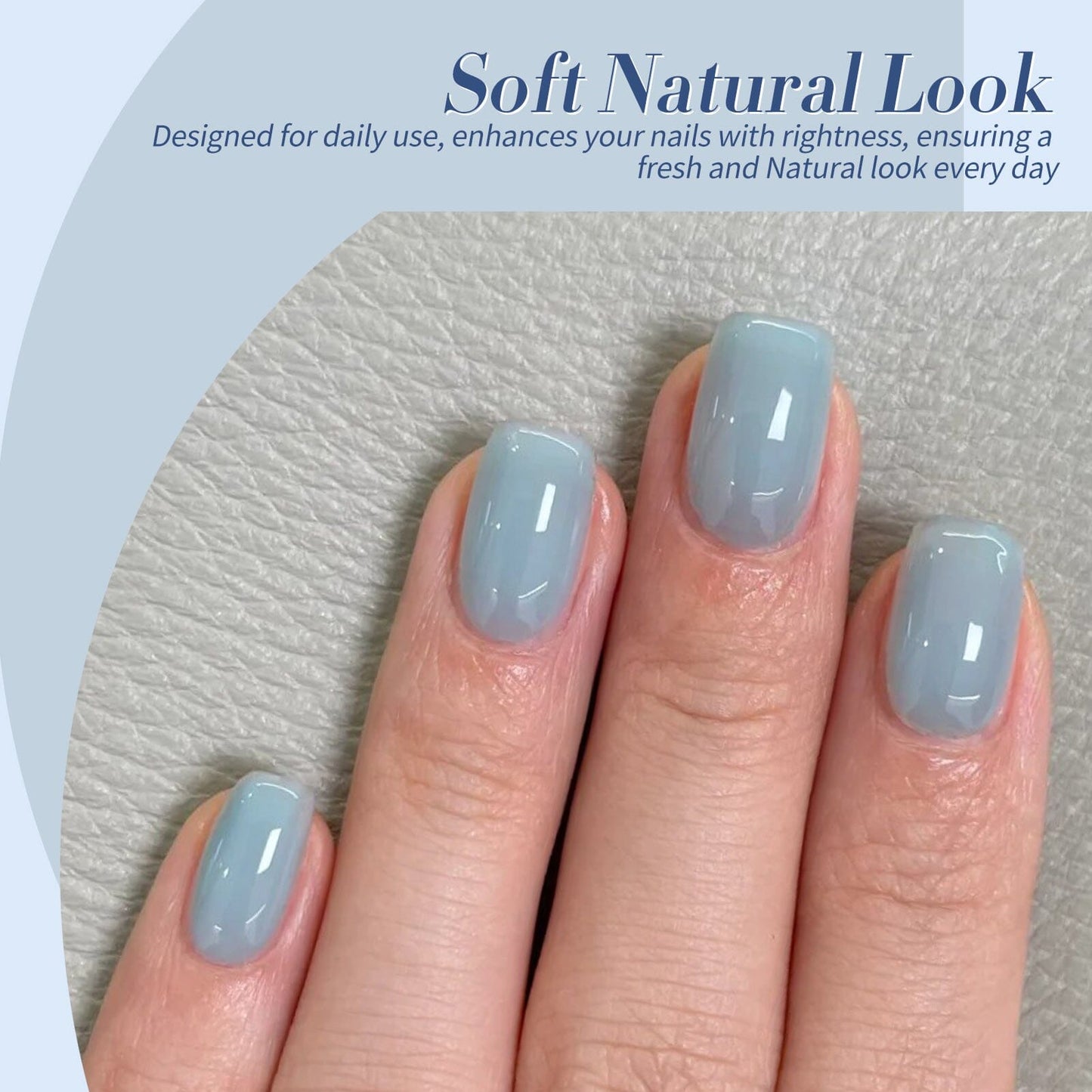 6 Colors Jelly Gel Polish Set J06 Lake Baikal 7ml