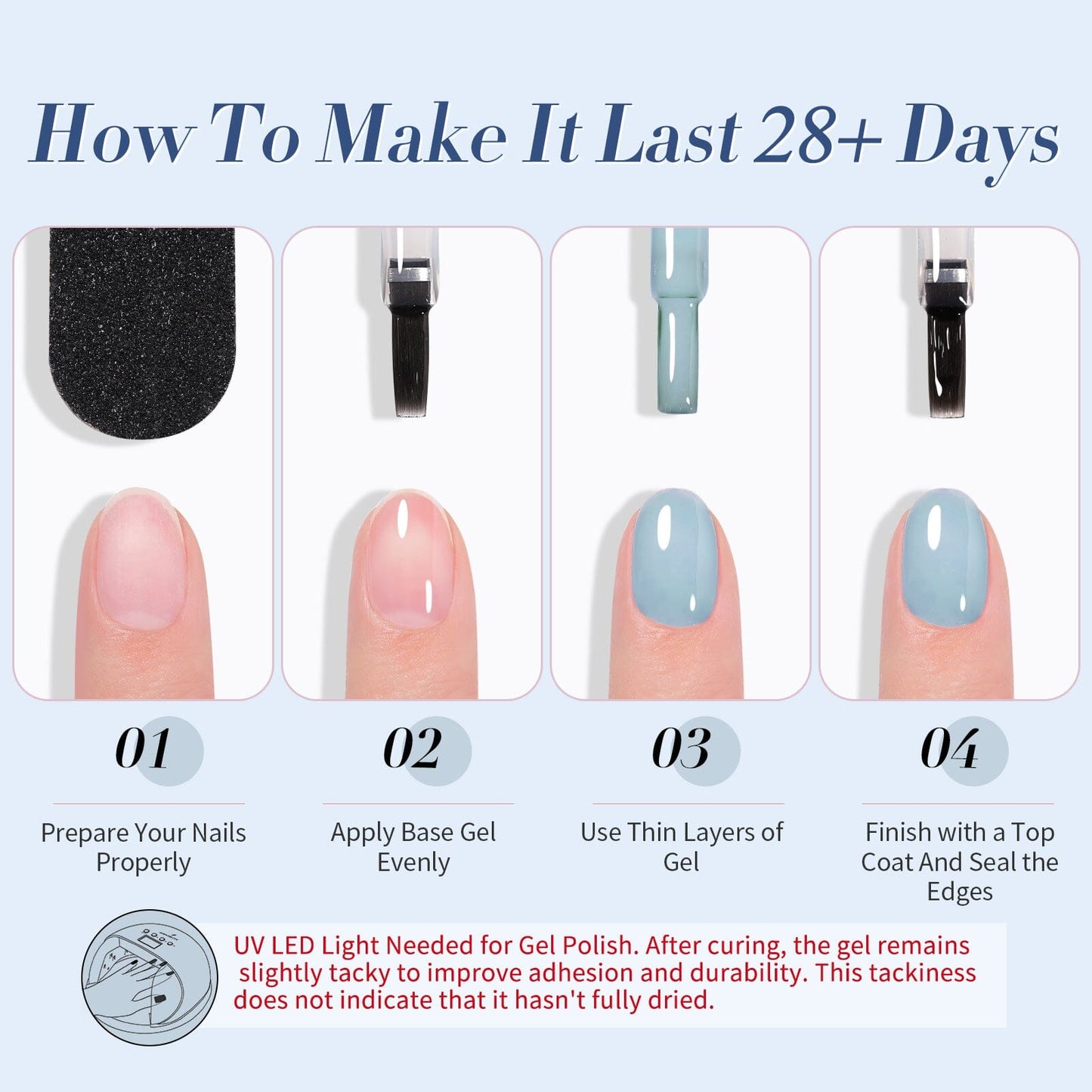 6 Colors Jelly Gel Polish Set J06 Lake Baikal 7ml