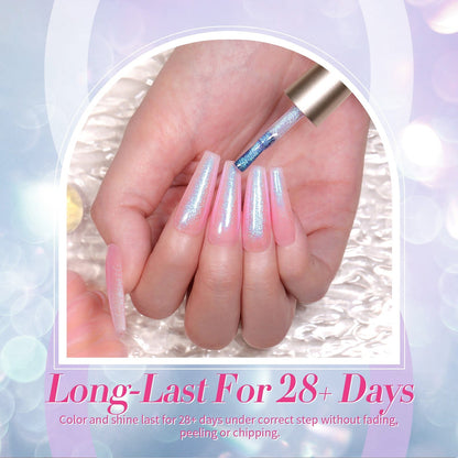 6 Colors Aurora Gel Polish Set T04 Conch Spirit 7ml