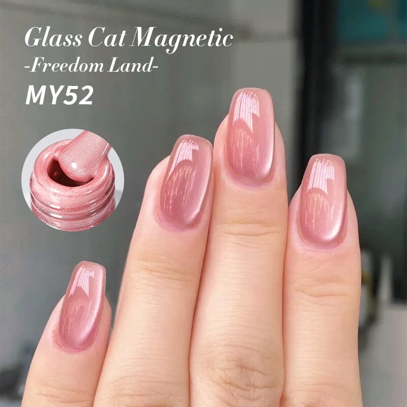6 Colors Glass Cat Magnetic Gel Polish Freedom Land 10ml