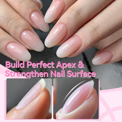 4pcs Set 6 in 1 Nail Glue Gel Polish 15ml