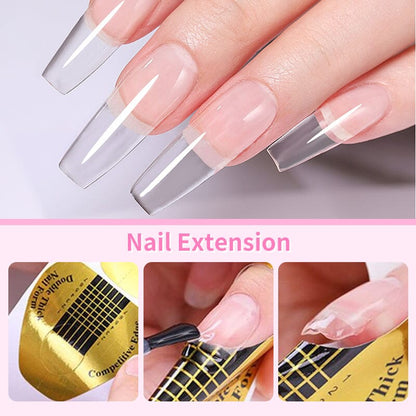 2pcs Set 6 in 1 Nail Glue Gel Polish 15ml