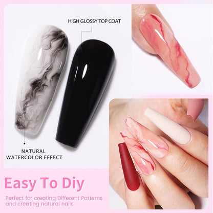 6pcs Set 6 in 1 Nail Glue Gel Polish 15ml