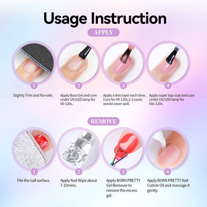 6 Colors Temperature-changing Gel Polish Set T17 ThermoScape 7ml