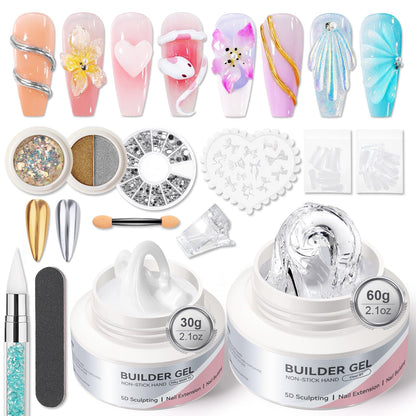 Non Stick Hand Extension Nail Kit