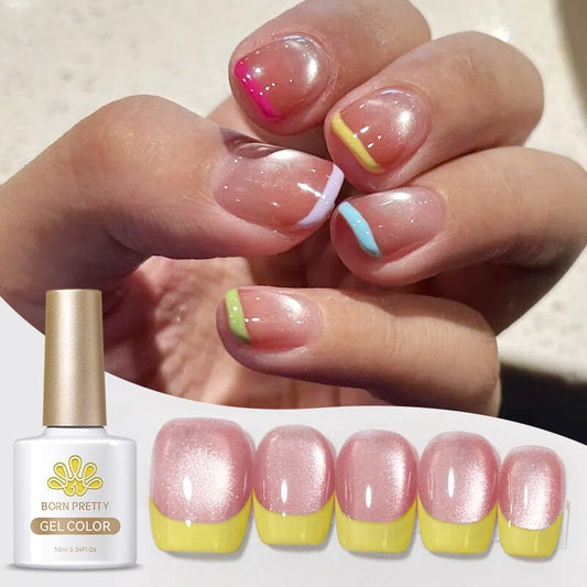 2 Bottles Gel Set French Cat Magnetic Gel 10ml