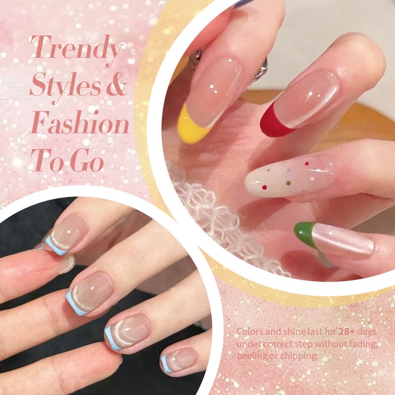 2 Bottles Gel Set French Cat Magnetic Gel 10ml