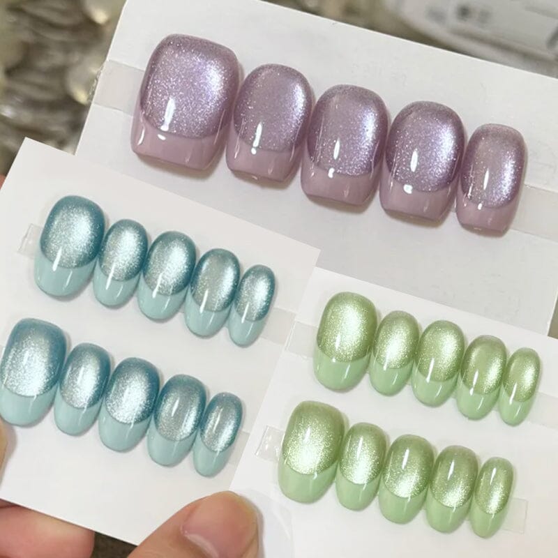 2 Bottles Gel Set French Cat Magnetic Gel 10ml