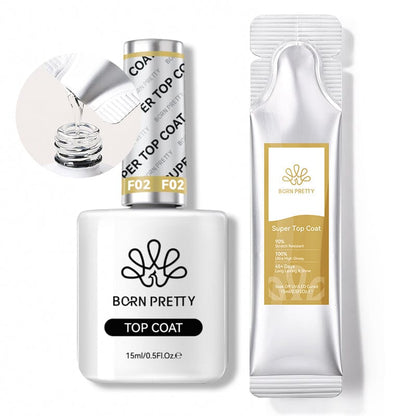 2pcs Set Super Top Coat 15ml
