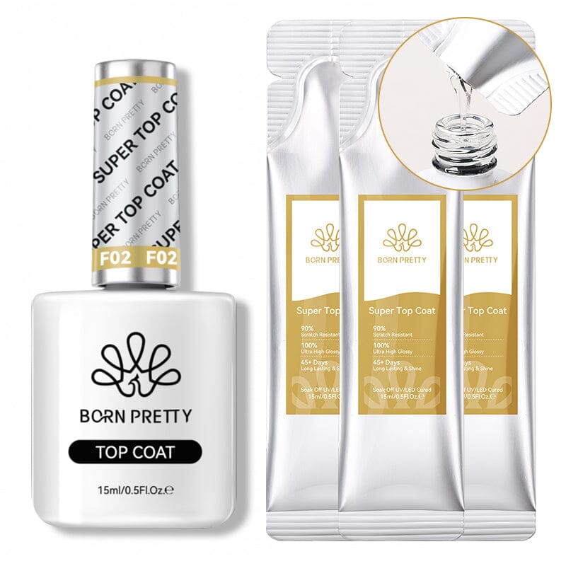 4pcs Set Super Top Coat 15ml