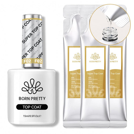 4pcs Set Super Top Coat 15ml