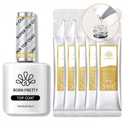 6pcs Set Super Top Coat 15ml