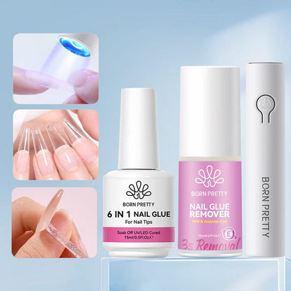 Mini Hand Light & 6 in 1 Gel & Nail Glue Remover