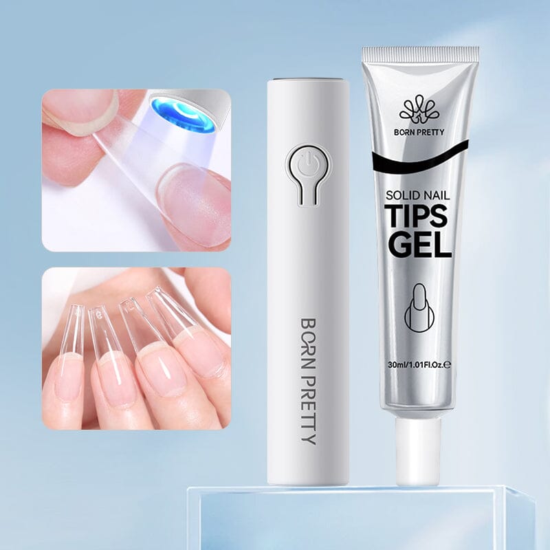 Mini Hand Light & Solid Nail Tips Gel