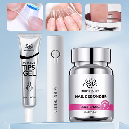 Mini Hand Light & Solid Nail Tips Gel & Nail Debonder