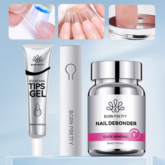 Mini Hand Light & Solid Nail Tips Gel & Nail Debonder