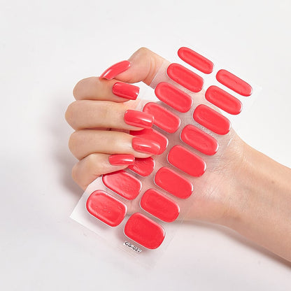 💅SEMICURED UV GEL NAIL STICKERS KIT