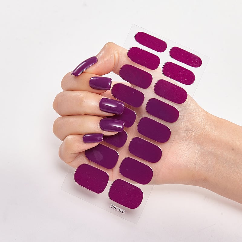 💅SEMICURED UV GEL NAIL STICKERS KIT