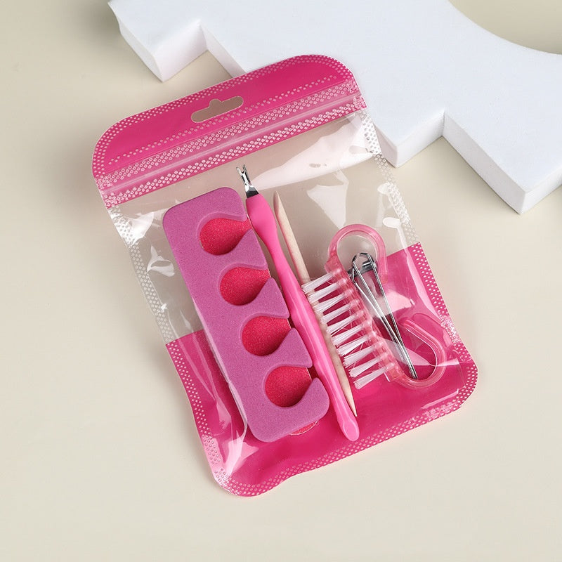 6-in-1 Magenta Nail Care Kit – Everything You Need for Salon-Perfect Nails at Home!