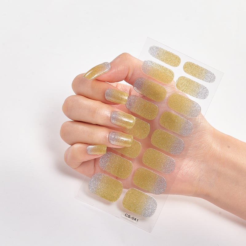 💅SEMICURED UV GEL NAIL STICKERS KIT
