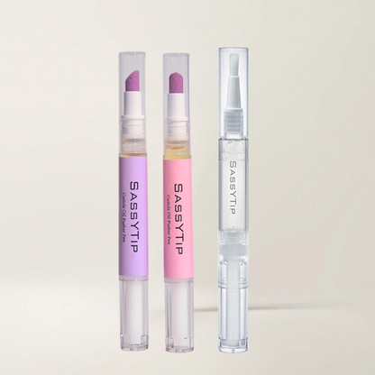 SassyTip Cuticle Pusher Pen 2.0 – Double the Nourishment