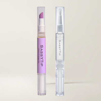 SassyTip Cuticle Pusher Pen 2.0 – Double the Nourishment