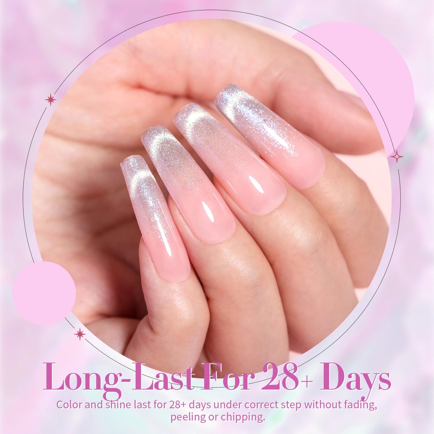 6 Colors Cat Magnetic Gel Polish Set Auroras Snowlight 7ml