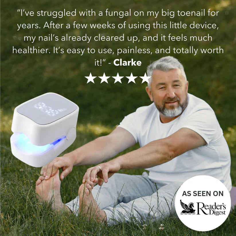 sassytip™ nail fungus laser device in action