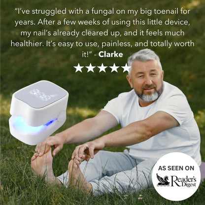 sassytip™ nail fungus laser device in action