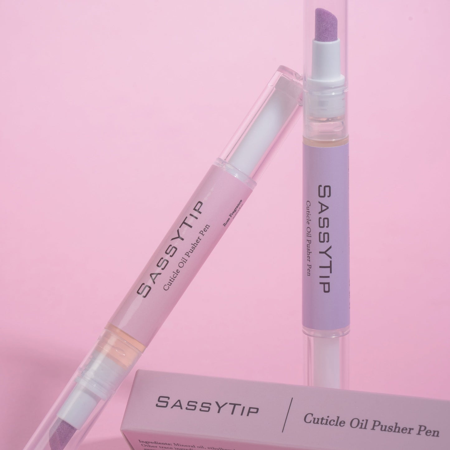 Using SassyTip Cuticle Pusher Pen 2.0 for easy and effective cuticle exfoliation