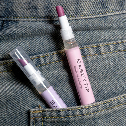 SassyTip Cuticle Pusher Pen 2.0 – Double the Nourishment