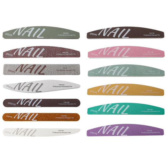 9-Piece Nail File Set – Shape, Smooth & Shine Like a Pro