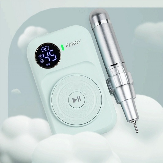 🔧 Pro Power 45,000RPM Nail Drill Machine – Portable & Rechargeable!