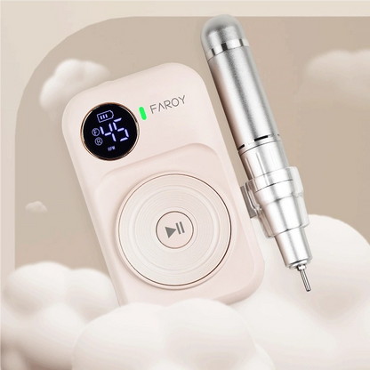 🔧 Pro Power 45,000RPM Nail Drill Machine – Portable & Rechargeable!