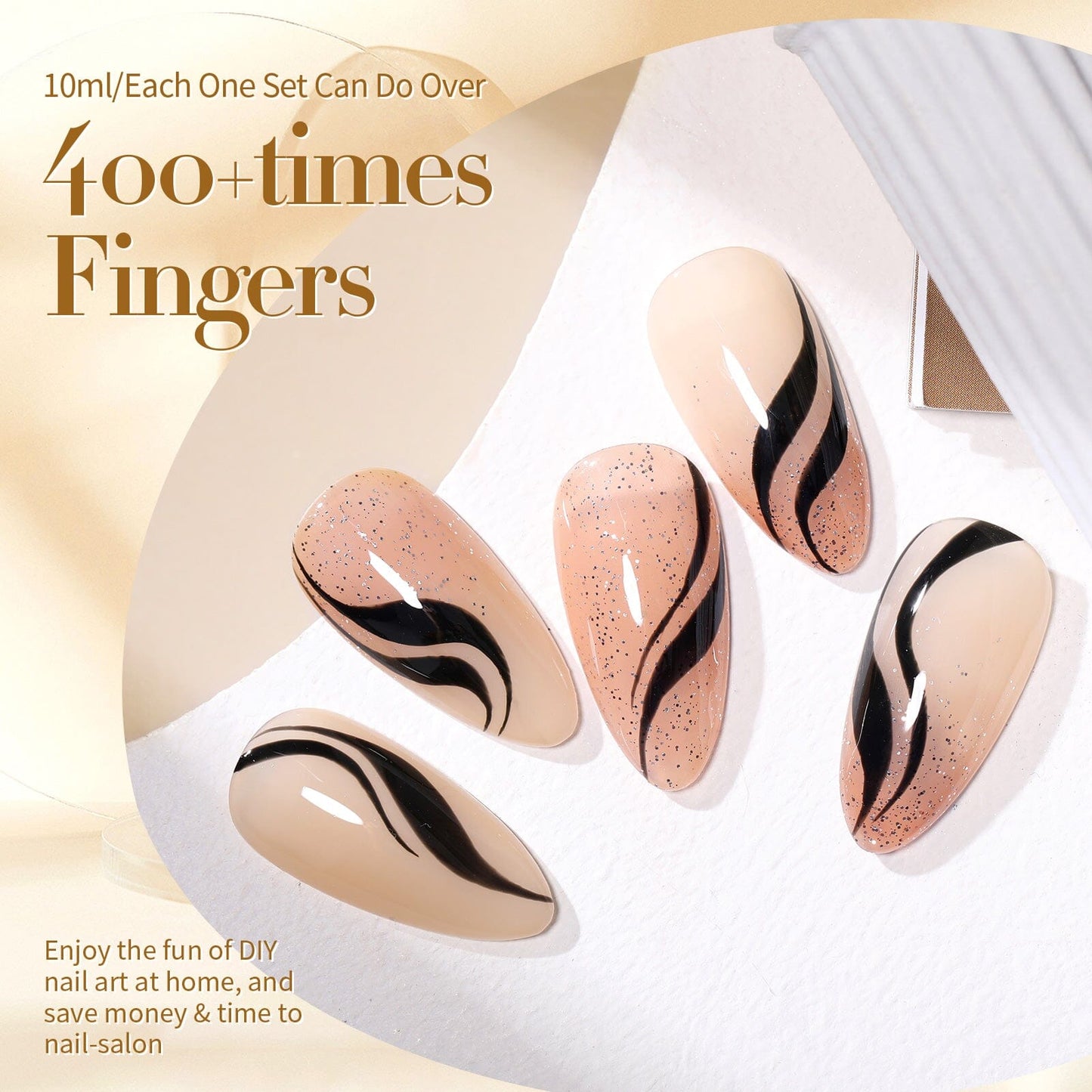 6 Colors Nude Jelly Gel Polish Set Secret Garden 7ml