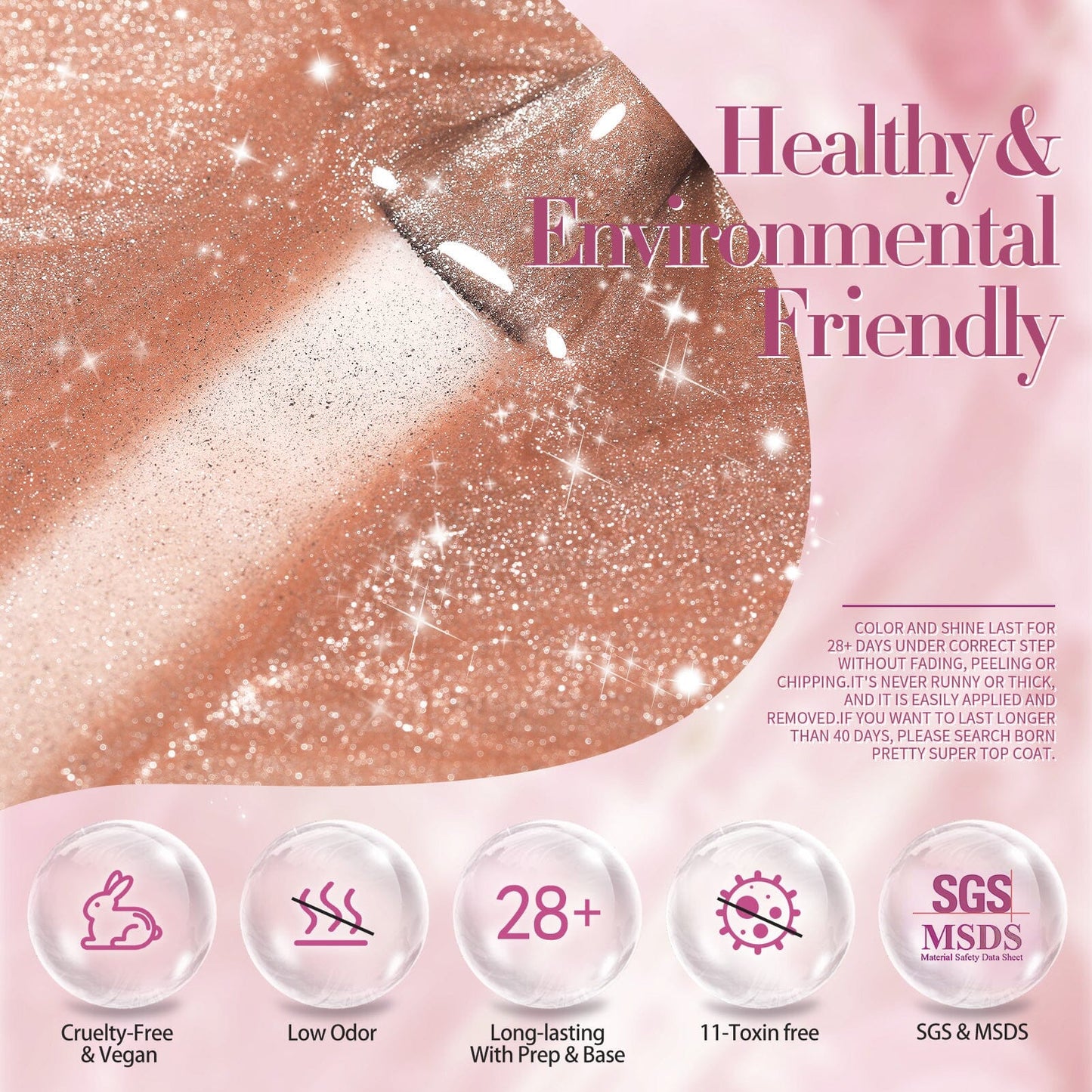 6 Colors Jelly Pink Snowlight Cat Magnetic Gel Polish Set 10ml