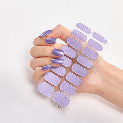 💅SEMICURED UV GEL NAIL STICKERS KIT