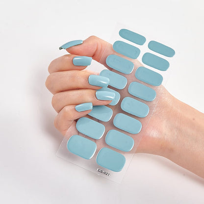 💅SEMICURED UV GEL NAIL STICKERS KIT