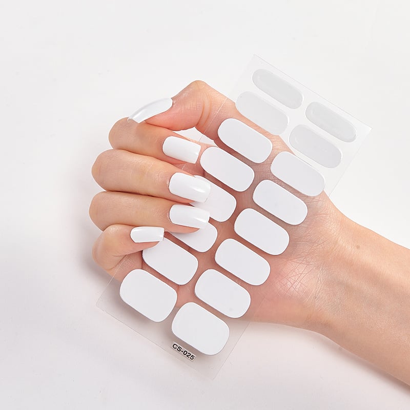 💅SEMICURED UV GEL NAIL STICKERS KIT